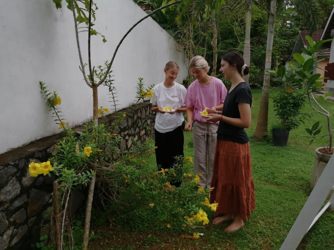 Morning Flower Gathering